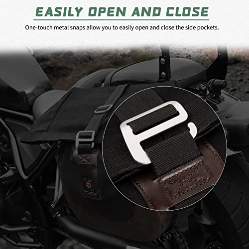 Bolsa lateral para motocicleta tipo saddlebag rápida miniatura 4