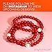 Joyfulmuze Natural Red Orange Coral and White Freshwater Pearl, Stretch Stacking Bracelets, Costal Summer Jewelry, Handmade Gift for Women and Men, Fit 6.5-7 inch Wrist (Coral-Pearl)