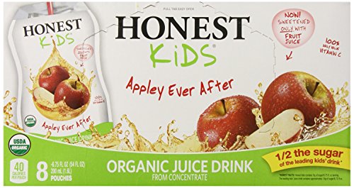 Honest Kids, Organic Juice Drink, Appley Ever After, 6.75 Fl Oz, 8 Pack #TOP1
