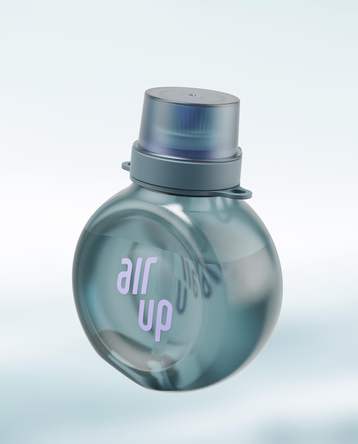 Air Up O - Butelka na Wodę 800 ml z 3 Kapsułkami - Kolor: Stormy Blue - Butelka Sportowa - Tritan - Technologia Scentaste - Bez BPA - Nadaje się do Mycia w Zmywarce