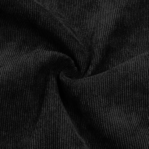 Mens Corduroy Outfits Two Piece Sets Button Down Shirts Coats Jackets Trousers with Pockets Fall Winter3