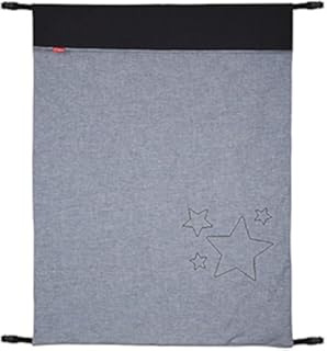 ByBoom - Baby Softshell Decke 70x100 cm Frühling, Sommer, Herbst - Thermo Aktiv für Kinderwagen, Buggy, Jogger, Farbe:Grau Melange/Anthrazit