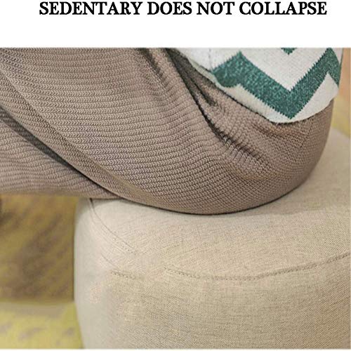 Pouf de couleur unie avec coussin amovible DASHADAO