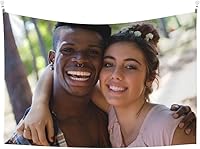 Vista 7 de JINJUREN Pancartas y carteles personalizados para colgar con imágenes cargadas para dormitorio, 29 x 37 pulgadas, verticales