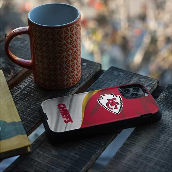 Skinit Decal Skin Compatible with OtterBox Defender iPhone 11 Pro Max Case - Officially Licensed Kansas City Chiefs Design