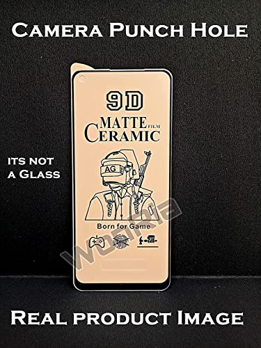 Image of WonRia Matt Screen Guard Protector for Realme GT /OnePlus Nord Ce /OnePlus Nord 2 Matte Ceramic Fully Flexible Anti-Fingerprint /Scratch /Glare /Oily Protector with Edge to Edge Cover -(It's Not Glass)