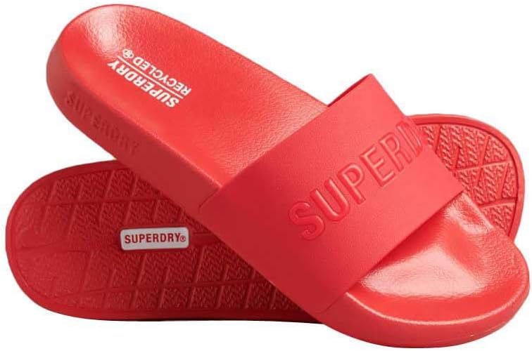 Superdry Men's Code Logo Vegan Pool Slide Flip-Flop