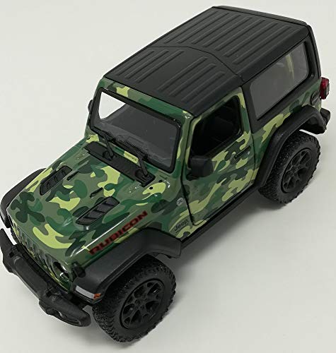 Kinsmart Pull Back Jeep Wrangler Camo 2018 - One Colour Sent at Random - Image 4