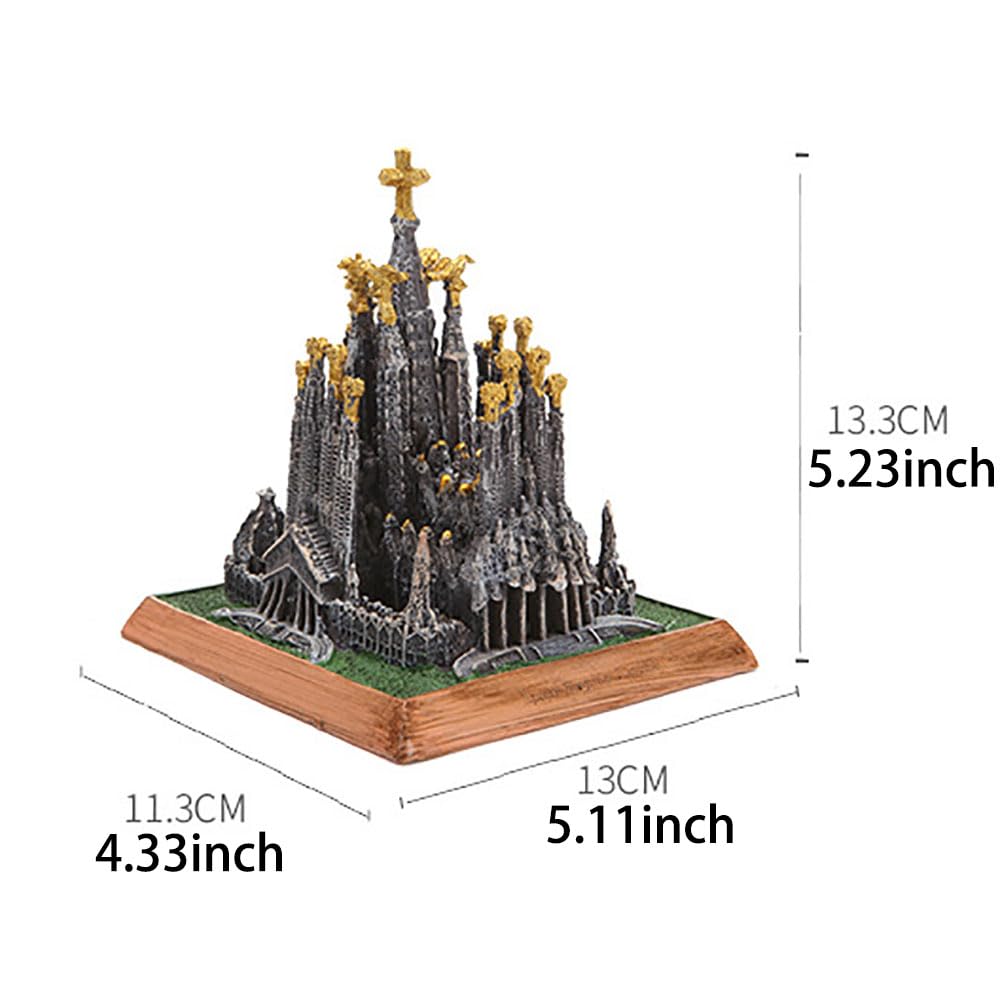 Amazon.co.jp: Lllunimon スペインのサグラダファミリア大聖堂の彫像