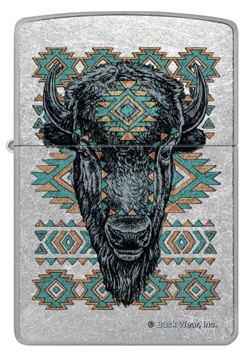 Image of Zippo Black Ice 1941 Replica Design, Pocket Fuel Windproof Lighter (Bis Certified)