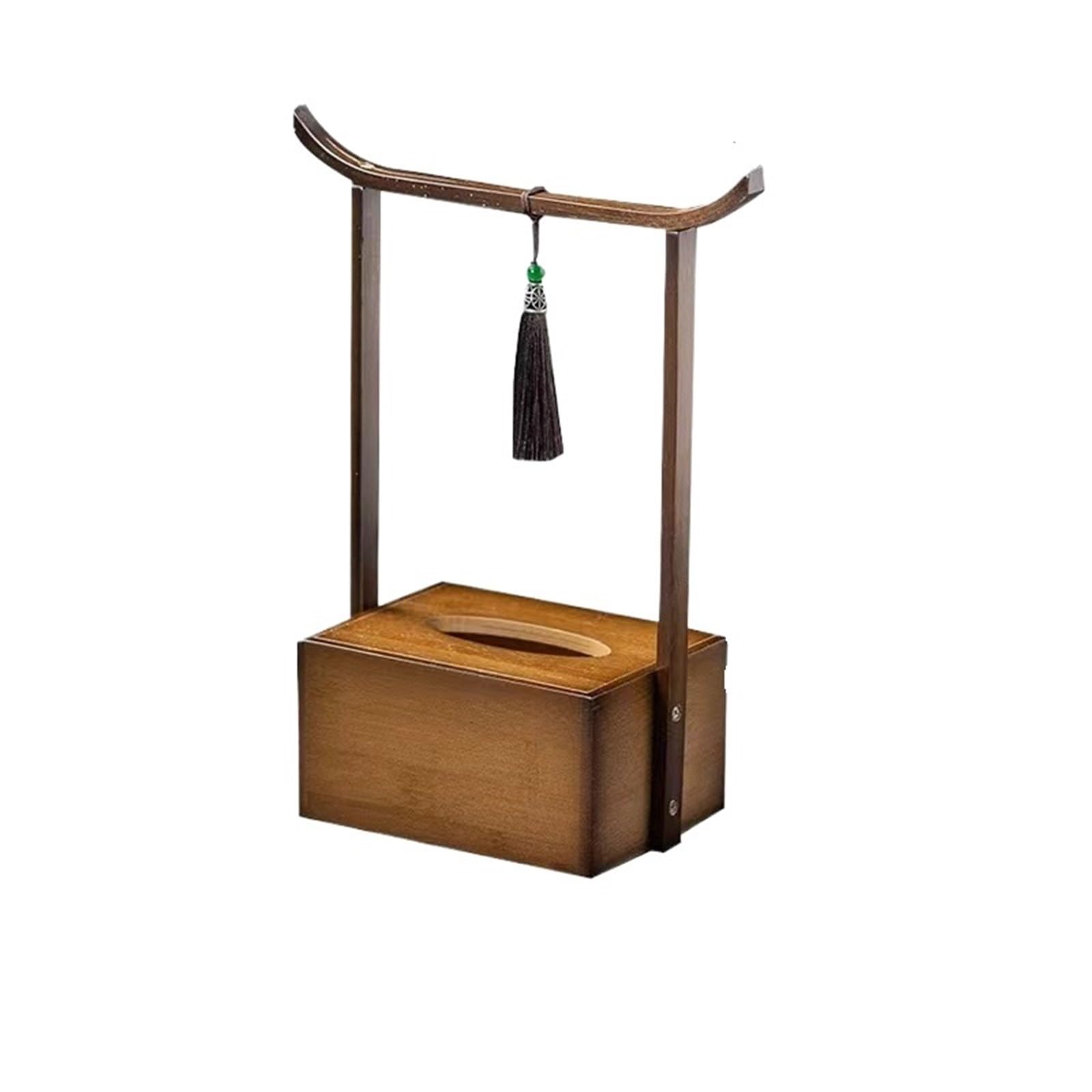 Modern Tissue Box Dispenser With Handle Used As A Decorative Napkin Holder With Smooth Edges Countertop