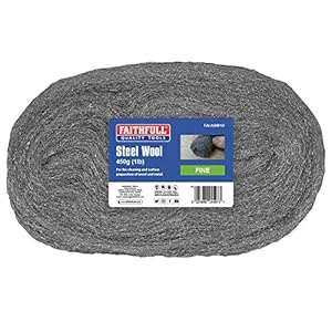 Faithfull ASW1O Steel Wool 450G 0 Fine
