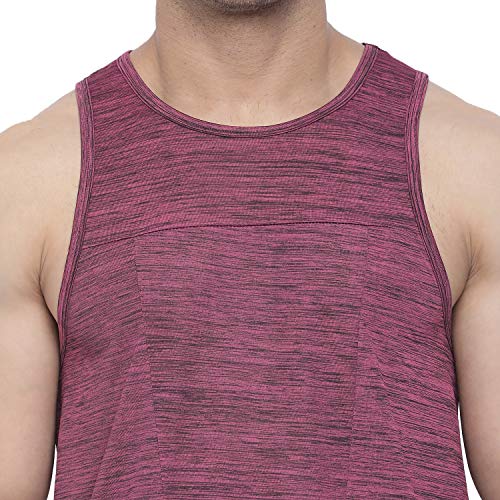 Image of CHKOKKO Men Polyester Printed Gym Co-Ord Sets Sleeveless Tank Top With Shorts