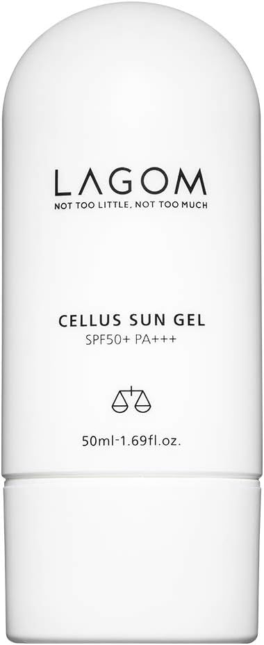 Lagom Cellus Sun gel - 50 ml - Contains DermafluxTM, sunscreen: Octinoxate 7% Octocrylene 5%, 4% Octisalate