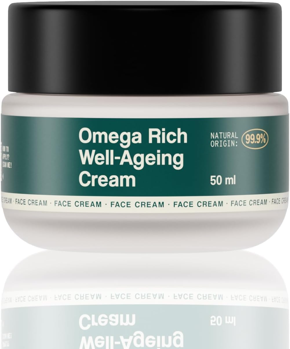 Freshly Cosmetics Crema hidratante que reduce signos del envejecimiento, arrugas líneas de expresión Omega Rich Well-Ageing Cream 50ml