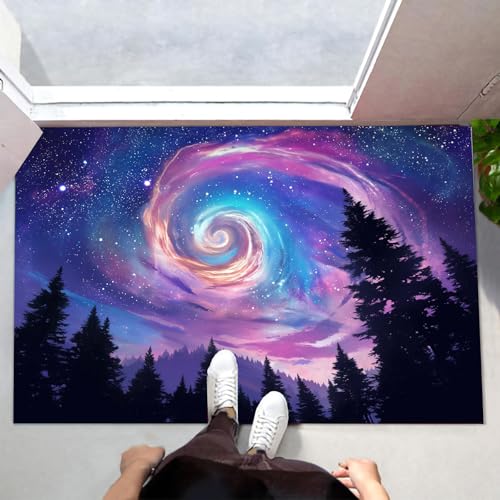 Paillasson extérieur antidérapant 80x120cm absorbant lavable vortex