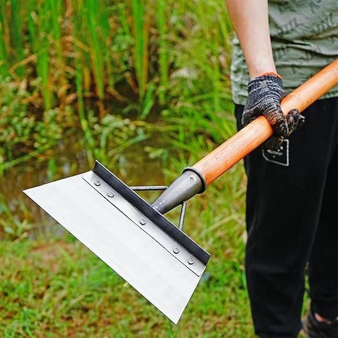ScrapMaster by Dhara 4 ft Metal-Handle Stainless Steel Blade Gardening Scraper – Heavy-Duty Soil Digging, Weed Removal & Garden Preparation Tool for Home & Farm-picture-11