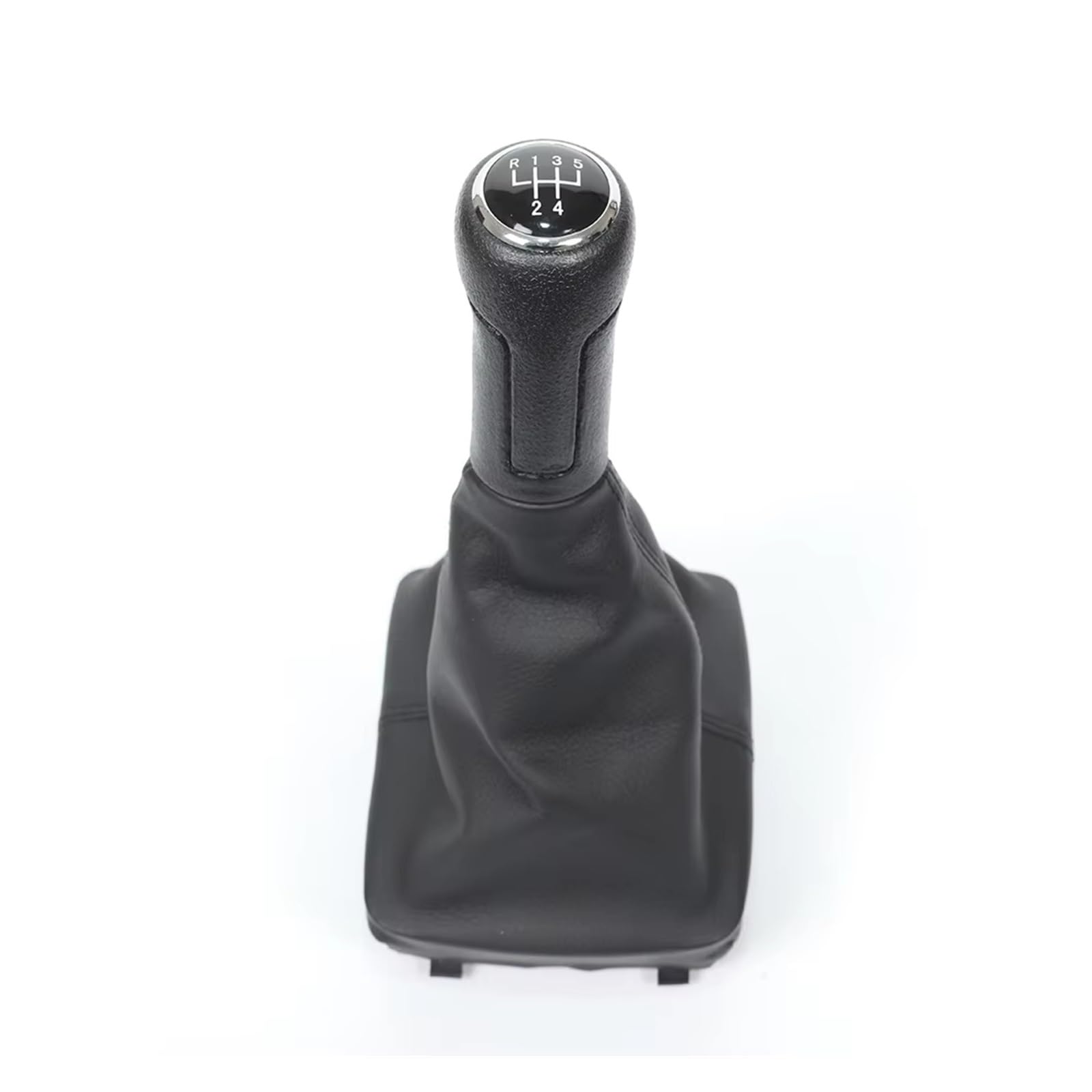 GHQFROP Transmission Gear Shift Knob for VW for Polo 9N 9N2 2002 2003 2004 2005 2006 2007 2008 2009 Gear Shift Knob Lever Shifter Gaiter Boot Case Car Gear Stick Knob
