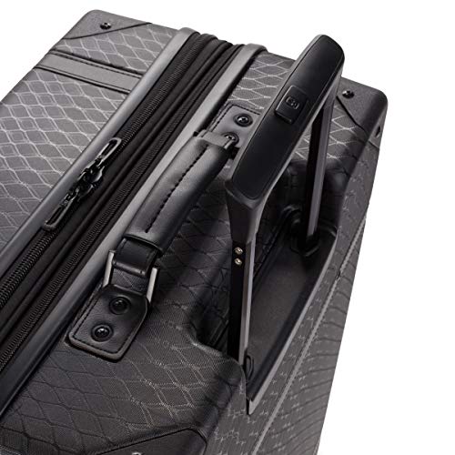Image of SwissGear 7739 Hardside Luggage Trunk with Spinner Wheels, black, Checked-Large 26 inch