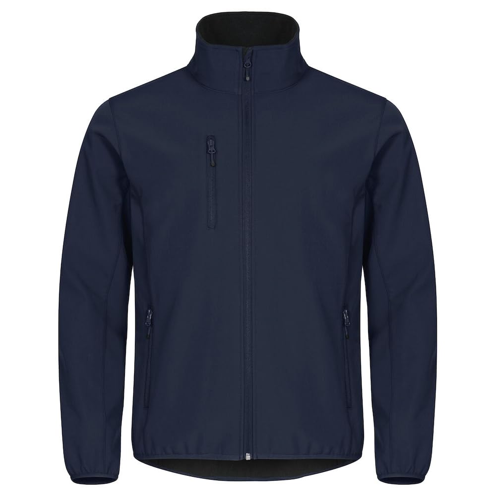 CliQue Mens Classic Soft Shell Jacket (L) (Dark Navy)