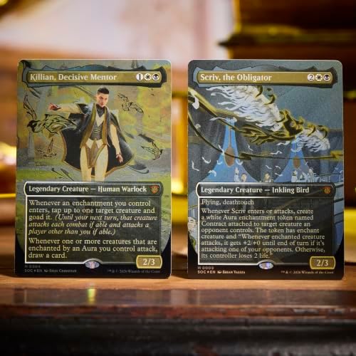 Magic: The Gathering Secrets of Strixhaven Commander Deck - Silverquill Influence (100-Card Deck, Deck Box + Accessories) - 3