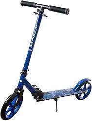 Patinete Juvenil Dobrável Com Descanso Azul Yuupi