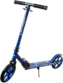 Patinete Juvenil Dobrável Com Descanso Azul Yuupi