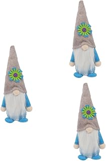 NOLITOY 3 Pçs Boneca Sem Rosto Coelho De Pelúcia Cachorros De Pelúcia Para Mesa Infantil Gnomo De Páscoa Elfo De Páscoa Gnomos De Pelúcia Gnomos De Pelúcia Sem Rosto Ornamento De Pano