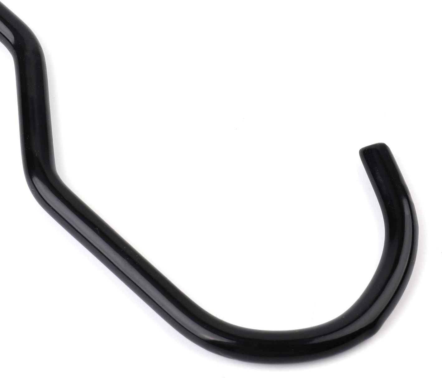 Faswin 12-Pack Bike Hanger Storage Hook Rack, Rubber Coated Large Screw Ceiling Hooks Garage Hook Heavy Duty for Garage Wall and Ceiling Bicycle Storage, Screw Hooks to Organize Tools & Ladder