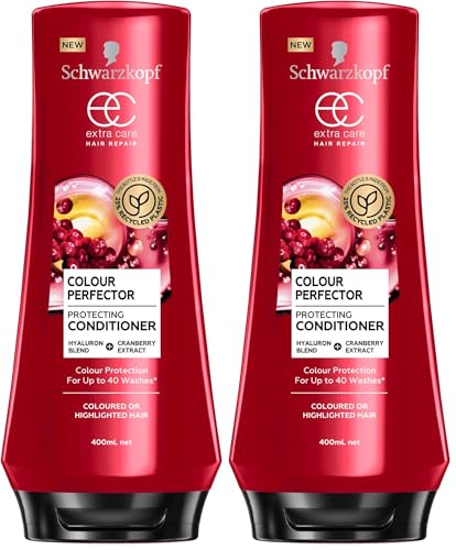 Schwarzkopf Extra Care Colour Perfector Protecting Conditioner 400mL (Pack of 2)