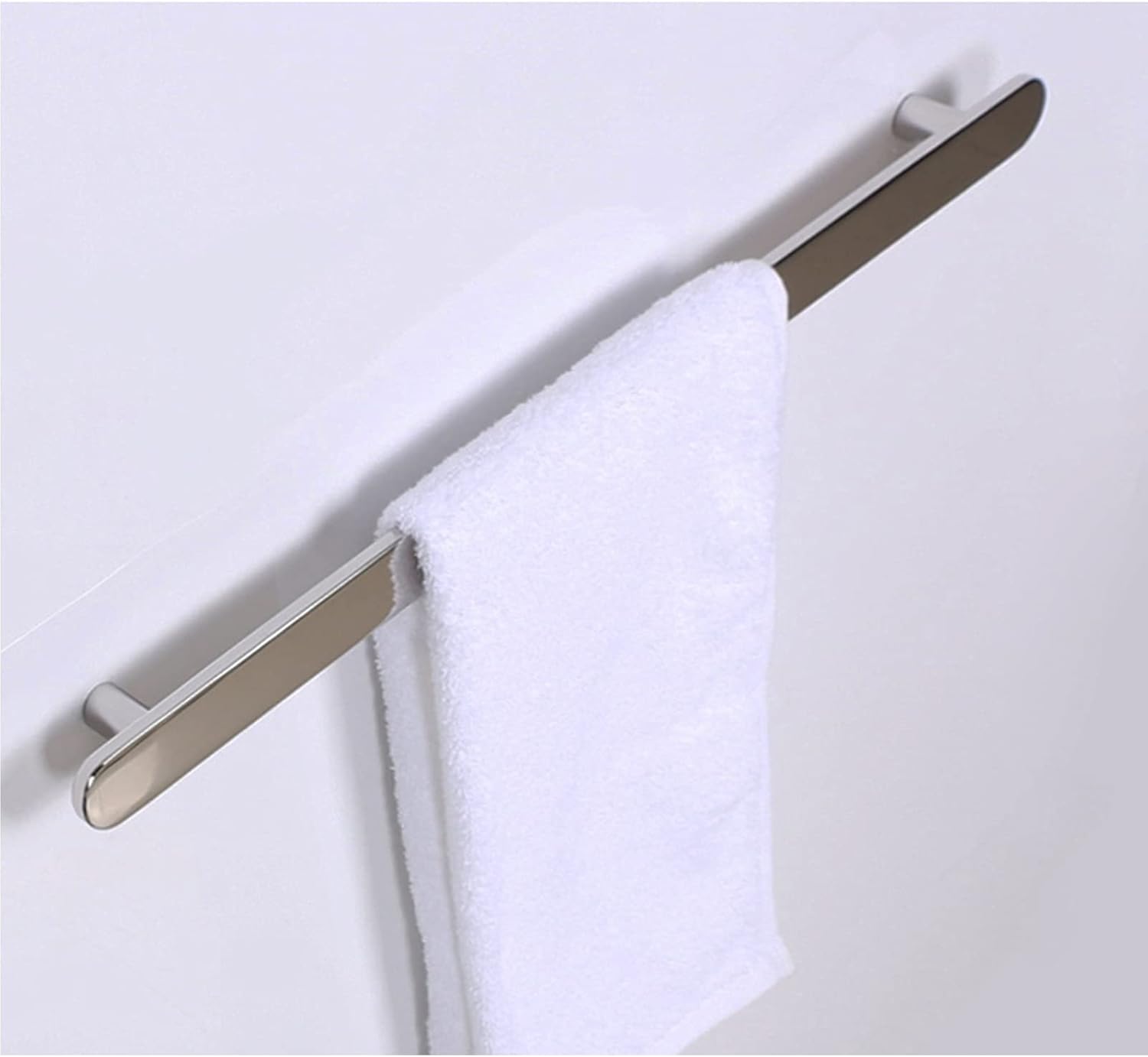 Push and Pull Shower Glass Door Handle Towel Bar Shower Screen Bathroom Glass Door Knobs Pull Towel Bar (Size : 400mm)