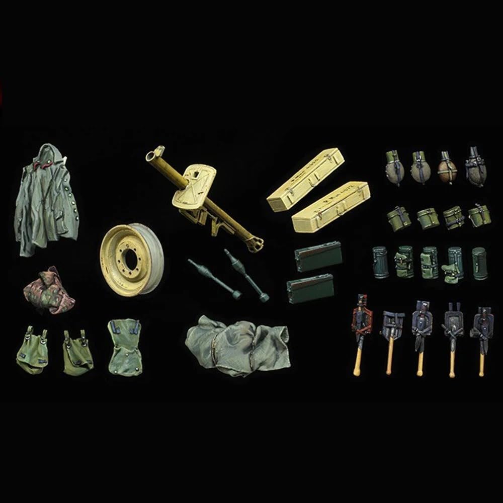 1/35 Accessories for Sd.Kfz. 251, Resin Model figure soldier, Military themes, Unassembled and unpainted kit