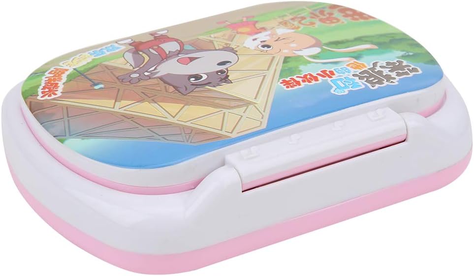 Haofy Kids Computers Learning Laptop Tablet Toy, Plastic Electronic Preschool Educational Computer with Letters Words Math Songs, Soft Rubber Keyboard for Children Age 3+