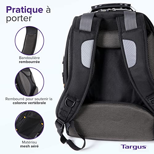 Sac à dos en polyester Targus pour ordinateur 16" gris/bleu - Geekodrome: Boutique d'accessoires geek Alternatives au Targus Drifter II