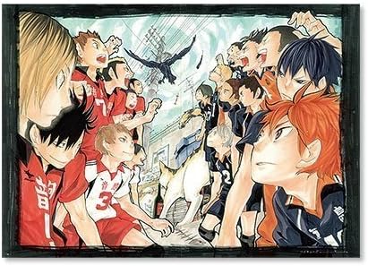 Amazon Co Jp ハイキュー スティックポスター ジャンプ博覧会13 古舘春一 日向 影山 澤村 菅原 田中 西谷 月島 東峰 音駒 孤爪 研磨 黒尾 ポスター ホーム キッチン