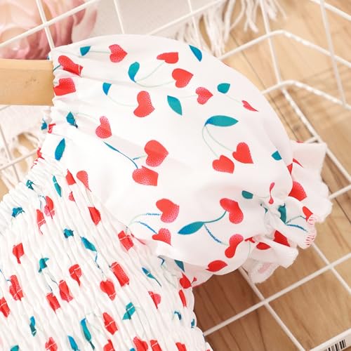 Girls Summer Sundress Casual Short Sleeve Dress for 2-8 Years4