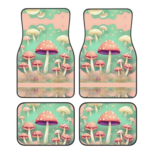 Alfombrillas impermeables para automóvil Dream Mushroom evitan suciedad en SUV y furgonetas