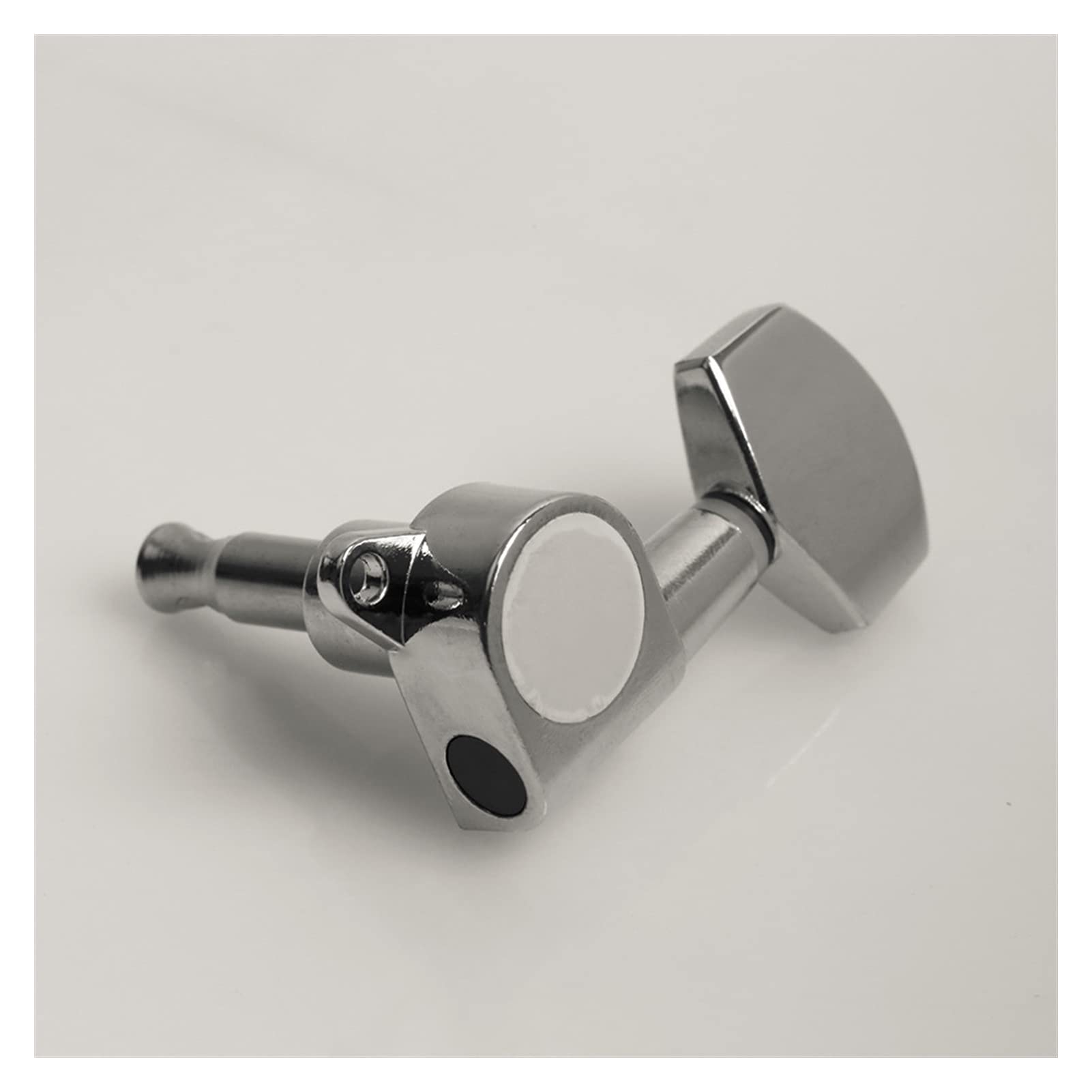6pcs New Chrome Inline Guitar String String Tuning Pegs Sintonizzatore Machine Testa Macchina Professionale Durevole Testa per Chitarra Elettrica Acustica Locking Tuners