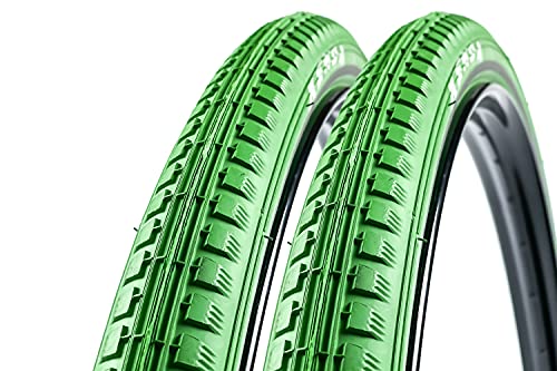 2 Stück 28 Zoll Fahrrad Reifen 40-635 Holland City 28 x 1 1/2 Reflex Grün