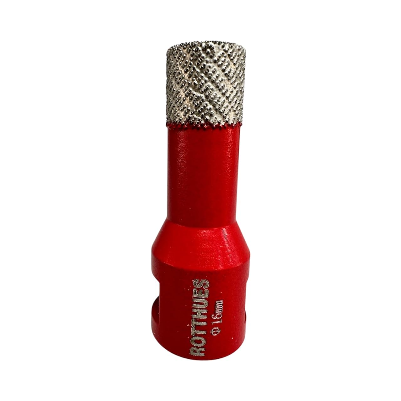 Matrix - Juego de brocas de diamante (incluye estuche, para azulejos, porcelana, cerámica, mármol, granito, 8 unidades, 6, 8, 10, 12, 14, 15, 16, 18 mm, color rojo)