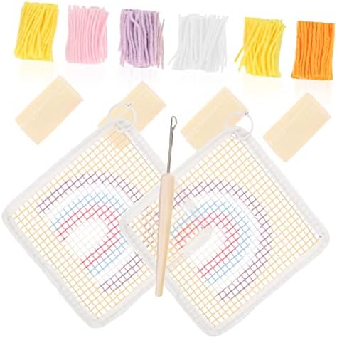 NUOBESTY Latch Hook Supplies nakış seti malzeme seti, ev dekorasyonu için üretim malzemesi - Görsel 1