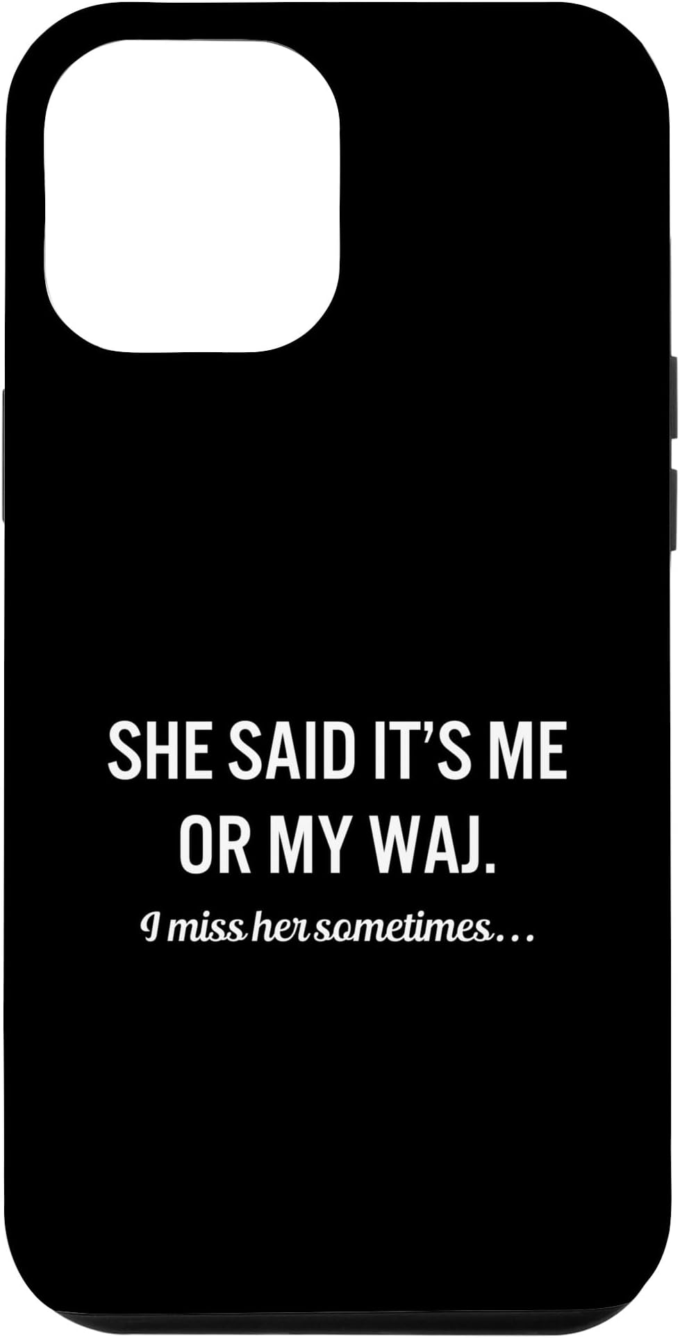 iPhone 12 Pro Max Funny Waj Quote Instrument Music Case