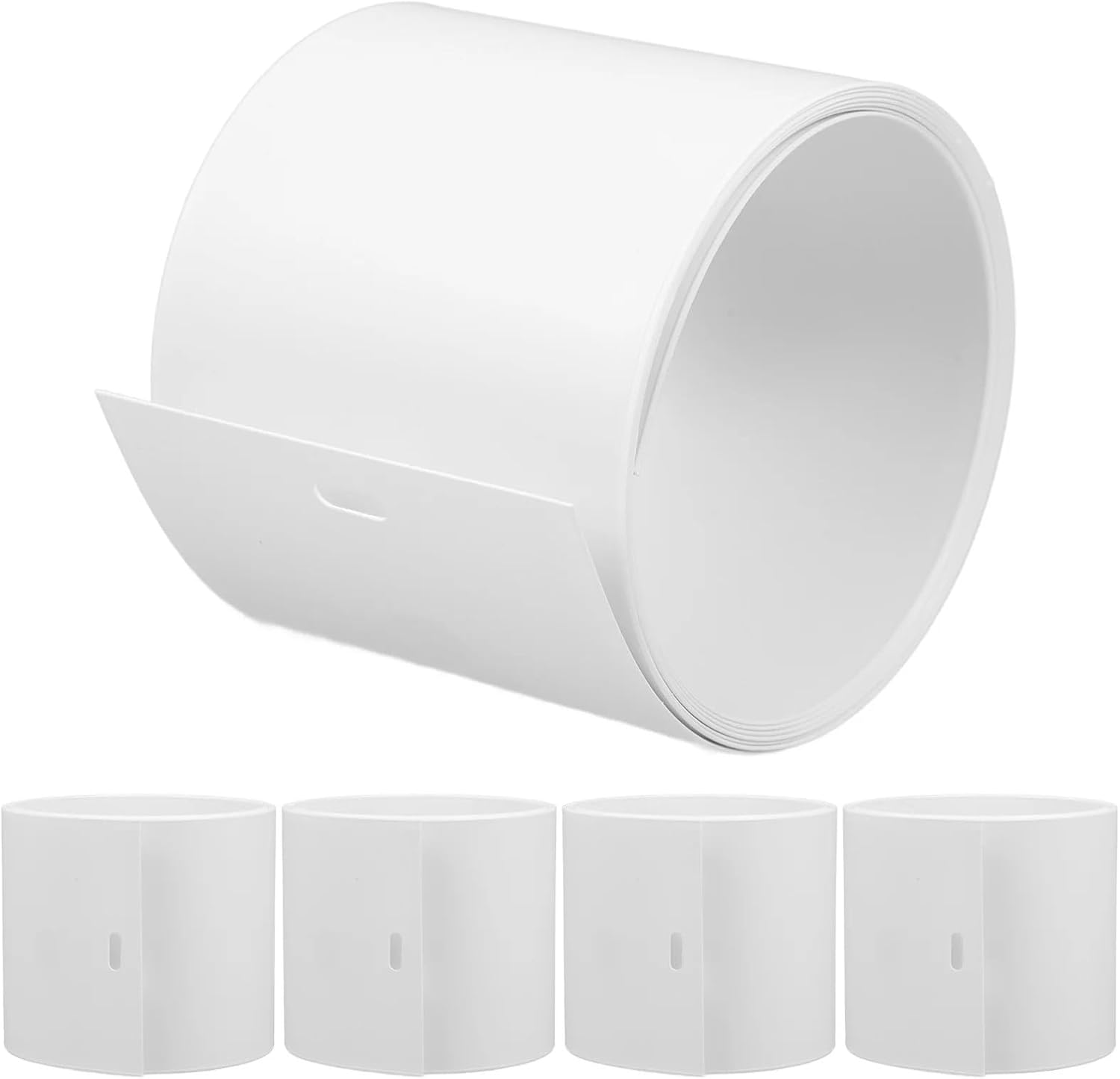 5 Pcs Vertical Blinds Replacement Slats PVC Material Repair Kit Smooth Operation for Sliding Doors Windows Blind for Sliding Glass Door Patio Door Window