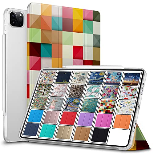 Image of DuraSafe Cases for iPad Pro 11 4th 3rd 2nd Generation Case A2759 MNXE3HN /A A2435 MNXG3HN /A MNXF3HN /A MNXJ3HN /A MNXH3HN /A A2761 A2762 MNXN3HN /A MP553HN /A A2377 MHQR3HN /A MHQT3HN /A A2228 - Color Grid