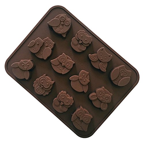Fantasyday Halloween Night Owl Silicone Baking Molds Bakeware For Halloween Theme Chocolate, Muffin Cups, Ice Cube, Soap, Wafer, Cake, Bread, Tart, Pie, Flan, Pudding, Candy, Jello Shot And More #5 #TOP5