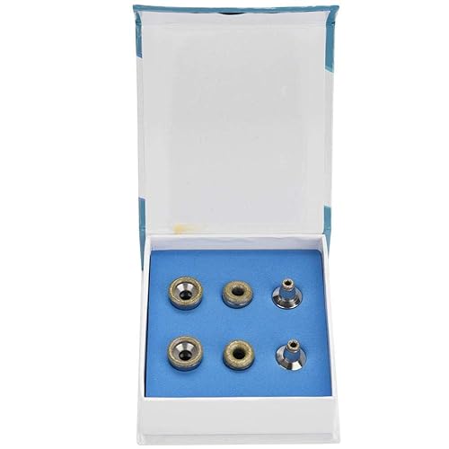 ZJchao Puntas de pelado de piel de diamante de repuesto, juego de filtro de acero inoxidable, herramienta de accesorios de máquina de belleza