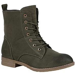 stiefelparadies Damen Schnürstiefeletten Profilsohle Leder-Optik Stiefeletten Schuhe 148739 Dunkelgrün Matt 36 Flandell stiefelparadies Damen Schnürstiefeletten Profilsohle Leder-Optik Stiefeletten Schuhe 148739 Dunkelgrün Matt 36 Flandell