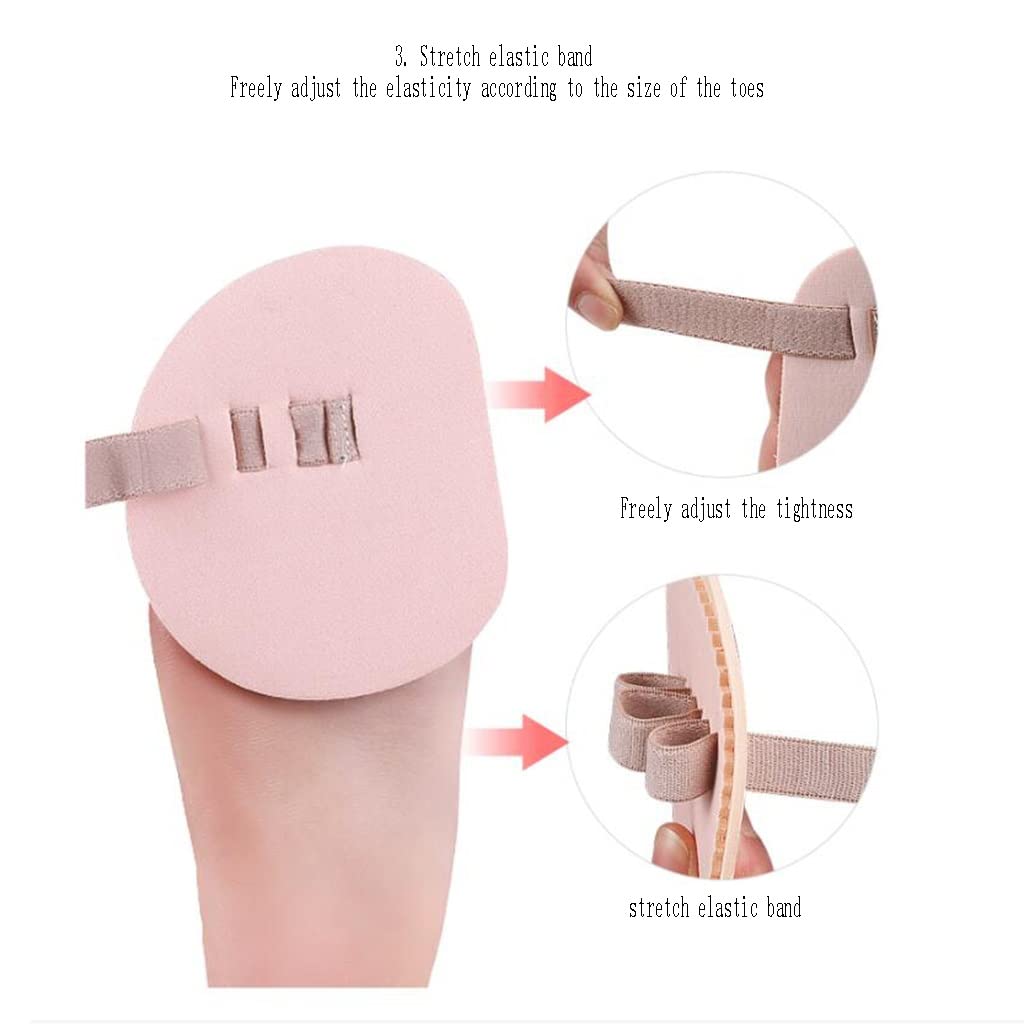 Piastra per Dita dei Piedi a Martello, Dispositivo di Sovrapposizione per Alluce valgo, Traspirante Che assorbe Il Sudore, Cuscinetto antiusura e antidolore, regolatore per Dita storte