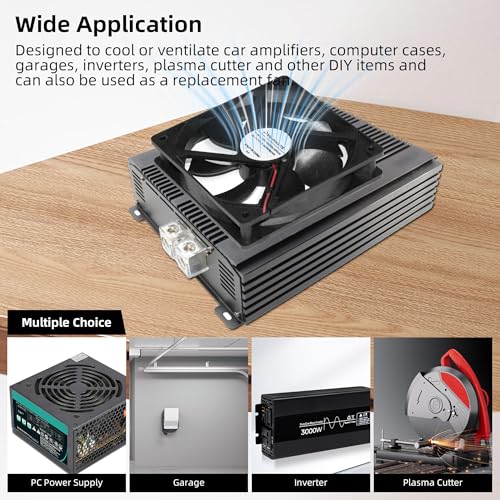 24V DC 120mm Vent Cooling Fan 1600RPM with 2-Pin XH2.54 2-Pack for PSU RV by PANO-MOUNTS - Image 5