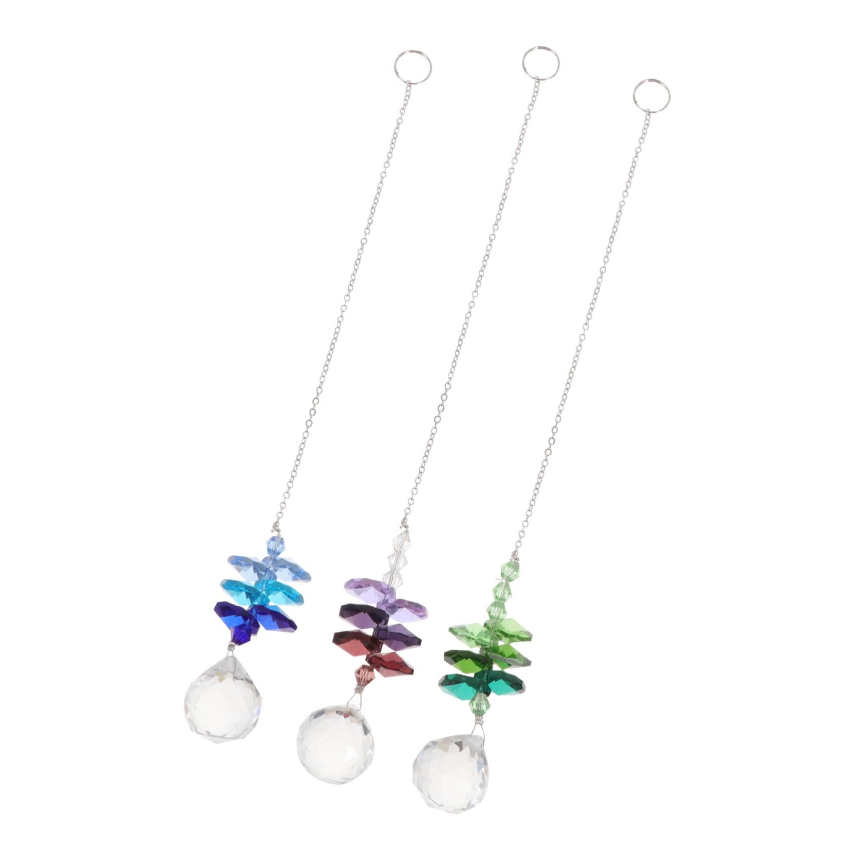 Ornements suspendus en perles de cristal pour illuminer une fête - 8